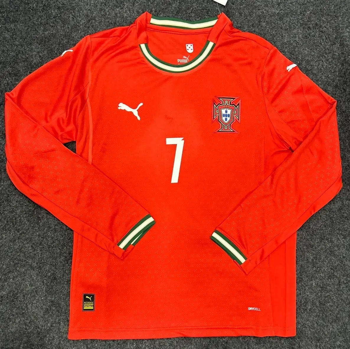 PORTUGAL HOME X RONALDO 7 2025/26 OFFICIAL PREMIUM FULL SLEEVES