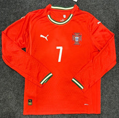PORTUGAL HOME X RONALDO 7 2025/26 OFFICIAL PREMIUM FULL SLEEVES