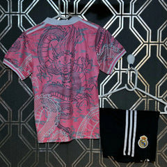 REAL MADRID PINK KIDS KIT 2023-24 SPECIAL EDITION
