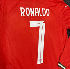PORTUGAL HOME X RONALDO 7 2025/26 OFFICIAL PREMIUM FULL SLEEVES