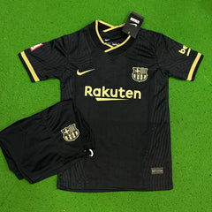BARCELONA BLACK KIDS 2021-22 OFFICIAL AWAY KIT