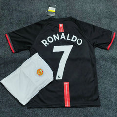 MU AWAY 2008 X RONALDO 7 KIDS KIT