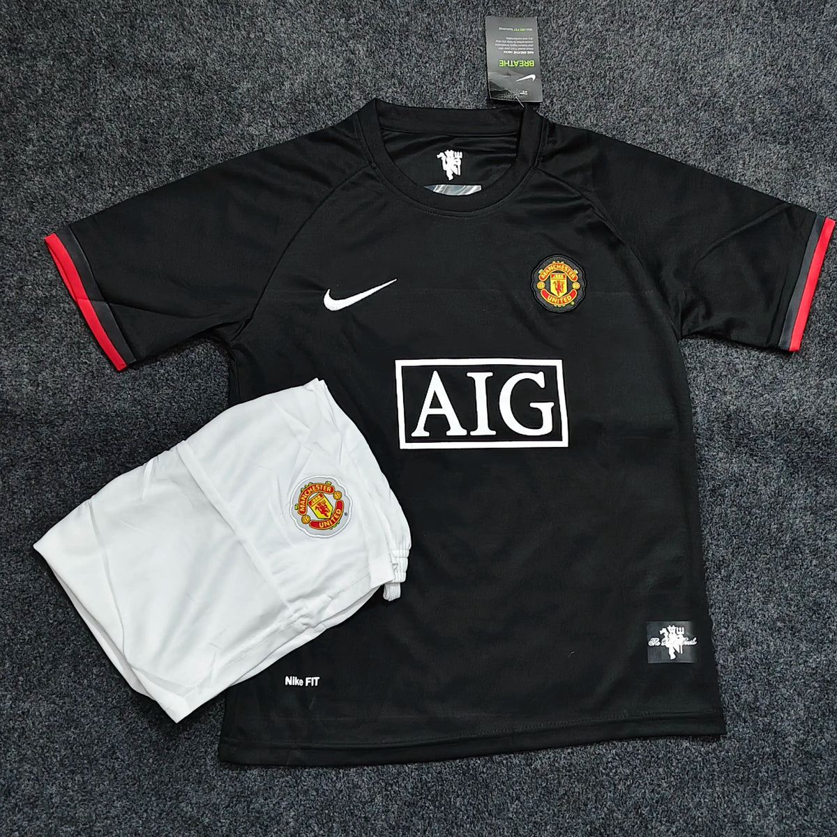MU AWAY 2008 X RONALDO 7 KIDS KIT