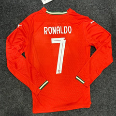 PORTUGAL HOME X RONALDO 7 2025/26 OFFICIAL PREMIUM FULL SLEEVES