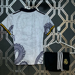 REAL MADRID WHITE DRAGON KIDS KIT