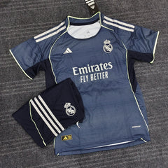 REAL MADRID AWAY 2025/26 OFFICIAL KIDS KIT