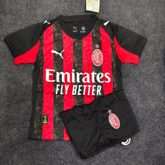 AC MILAN HOME 2025/26 OFFICIAL KIDS PREMIUM KIT