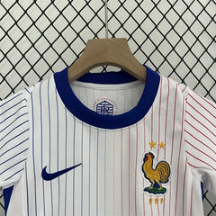 KIDS FRANCE AWAY KIT EURO CUP 24/25 JERSEY